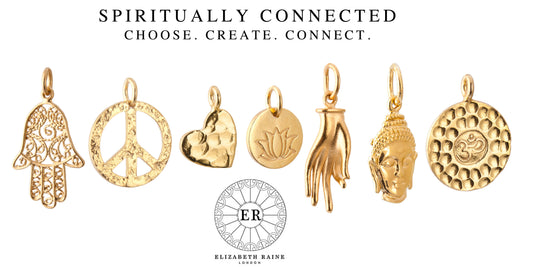 18K Gold 7 Spiritually Connected Amulet Necklace Set