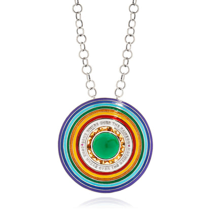 SOMEWHERE OVER THE RAINBOW PENDANT NECKLACE