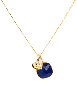 18K Gold  Heart Amulet Pendant Necklace