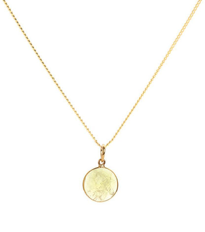 18K Gold 7 Chakra Gemstone Pendant Necklace Gift Set